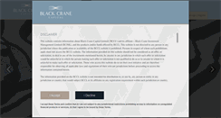 Desktop Screenshot of black-crane.com